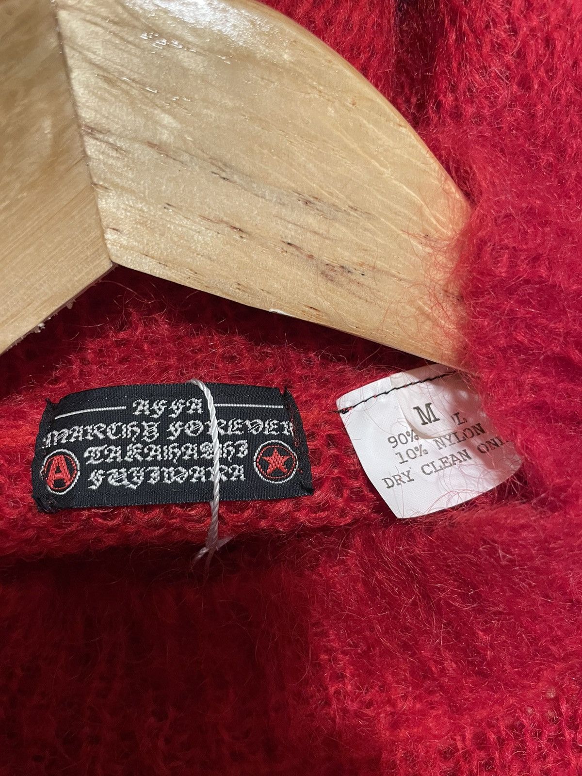 A.F.F.A. × Undercover ~2005 Split Mohair Sweater Size US M / EU 48-50 / 2 - 3 Thumbnail