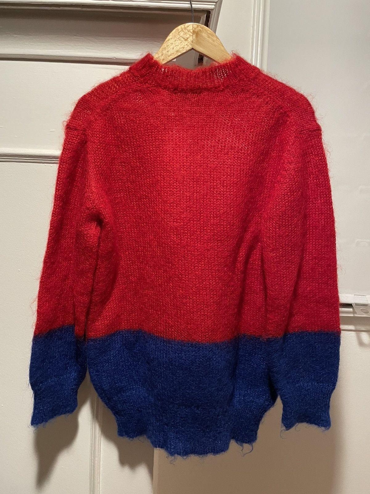 A.F.F.A. × Undercover ~2005 Split Mohair Sweater Size US M / EU 48-50 / 2 - 2 Thumbnail