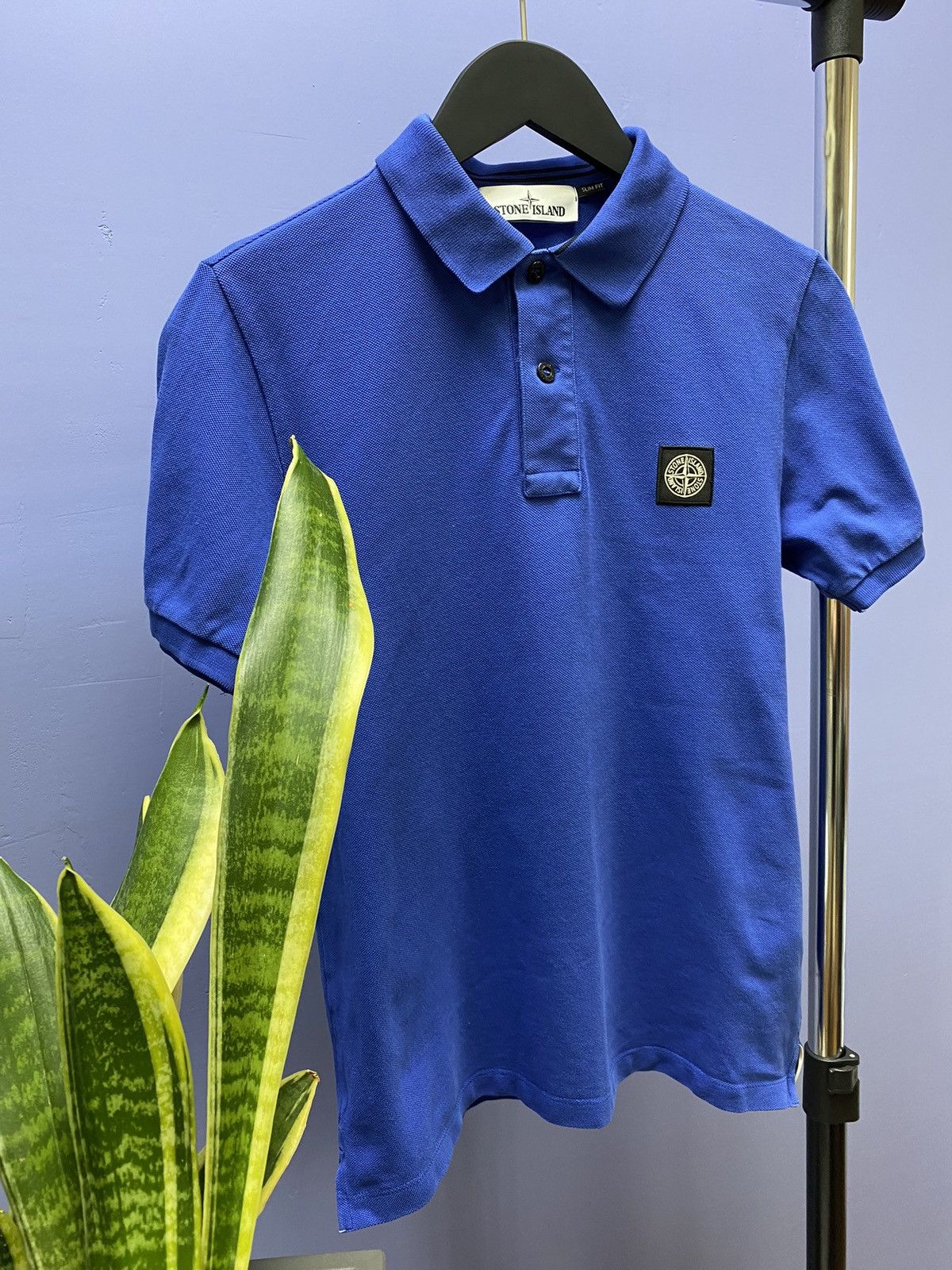 Stone Island Stone Island Blue Polo T Shirt Patch Program SI Logo Tee Size US S / EU 44-46 / 1 - 3 Thumbnail