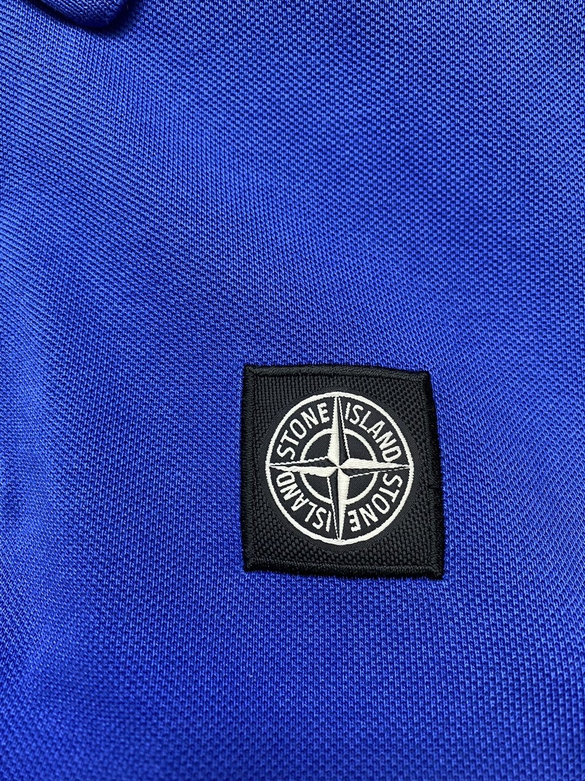 Stone Island Stone Island Blue Polo T Shirt Patch Program SI Logo Tee Size US S / EU 44-46 / 1 - 7 Thumbnail