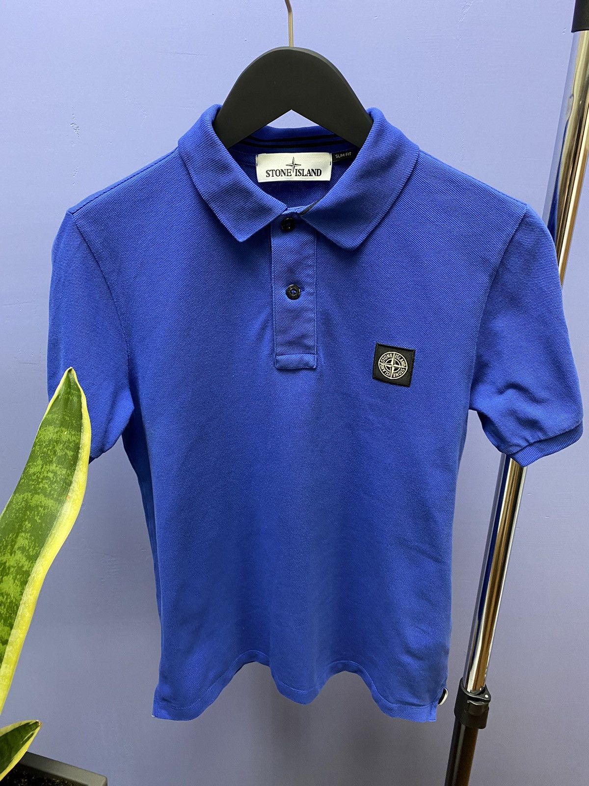 Stone Island Stone Island Blue Polo T Shirt Patch Program SI Logo Tee Size US S / EU 44-46 / 1 - 5 Thumbnail