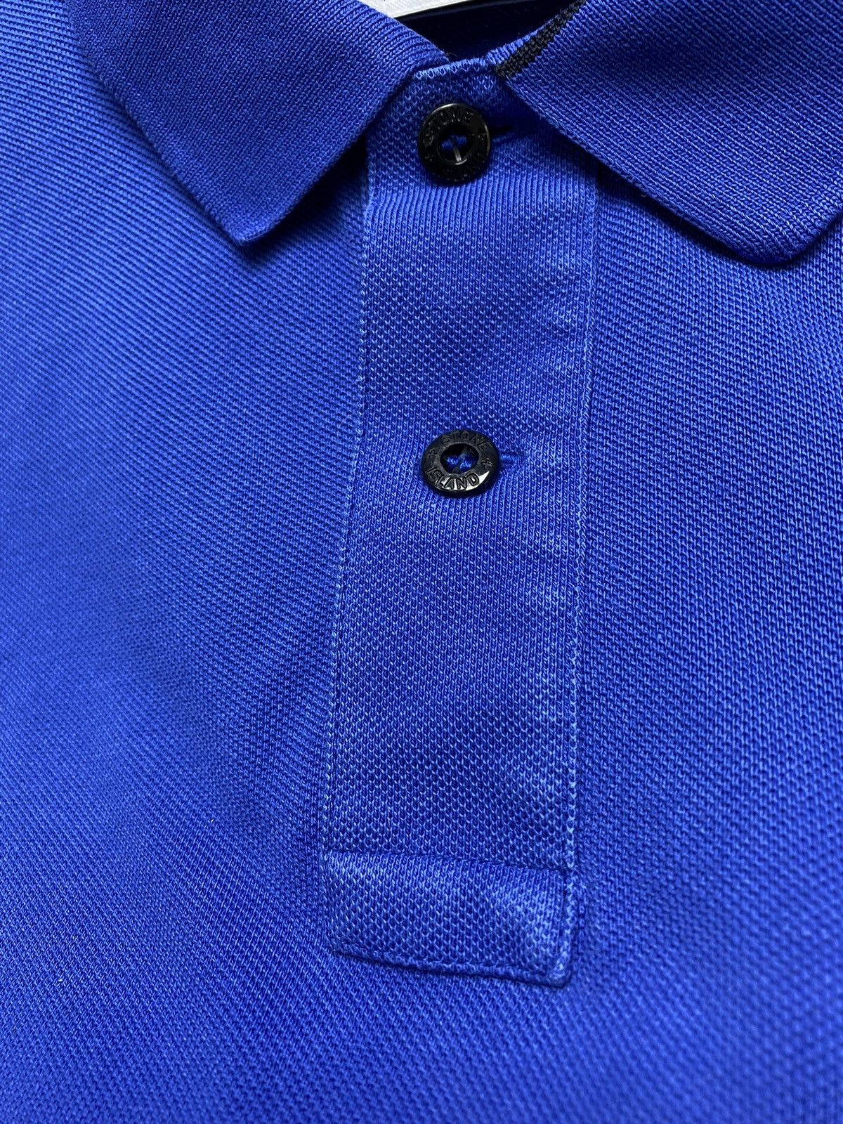 Stone Island Stone Island Blue Polo T Shirt Patch Program SI Logo Tee Size US S / EU 44-46 / 1 - 8 Thumbnail