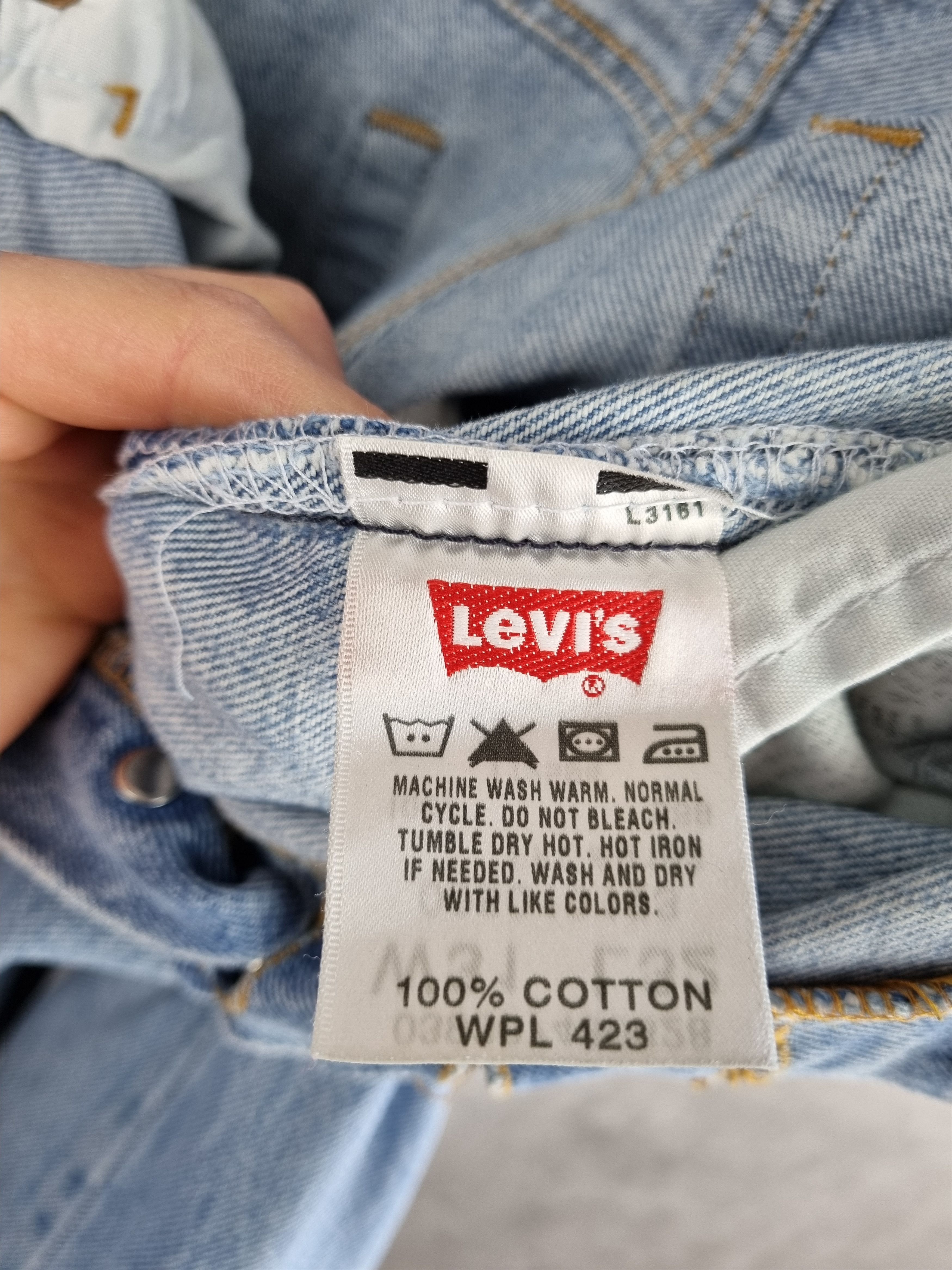 Levi's × Levi's Vintage Clothing × Vintage Levis 501 Distressed Ripped Blue Sky Denim Vintage Jeans Size US 31 - 6 Thumbnail