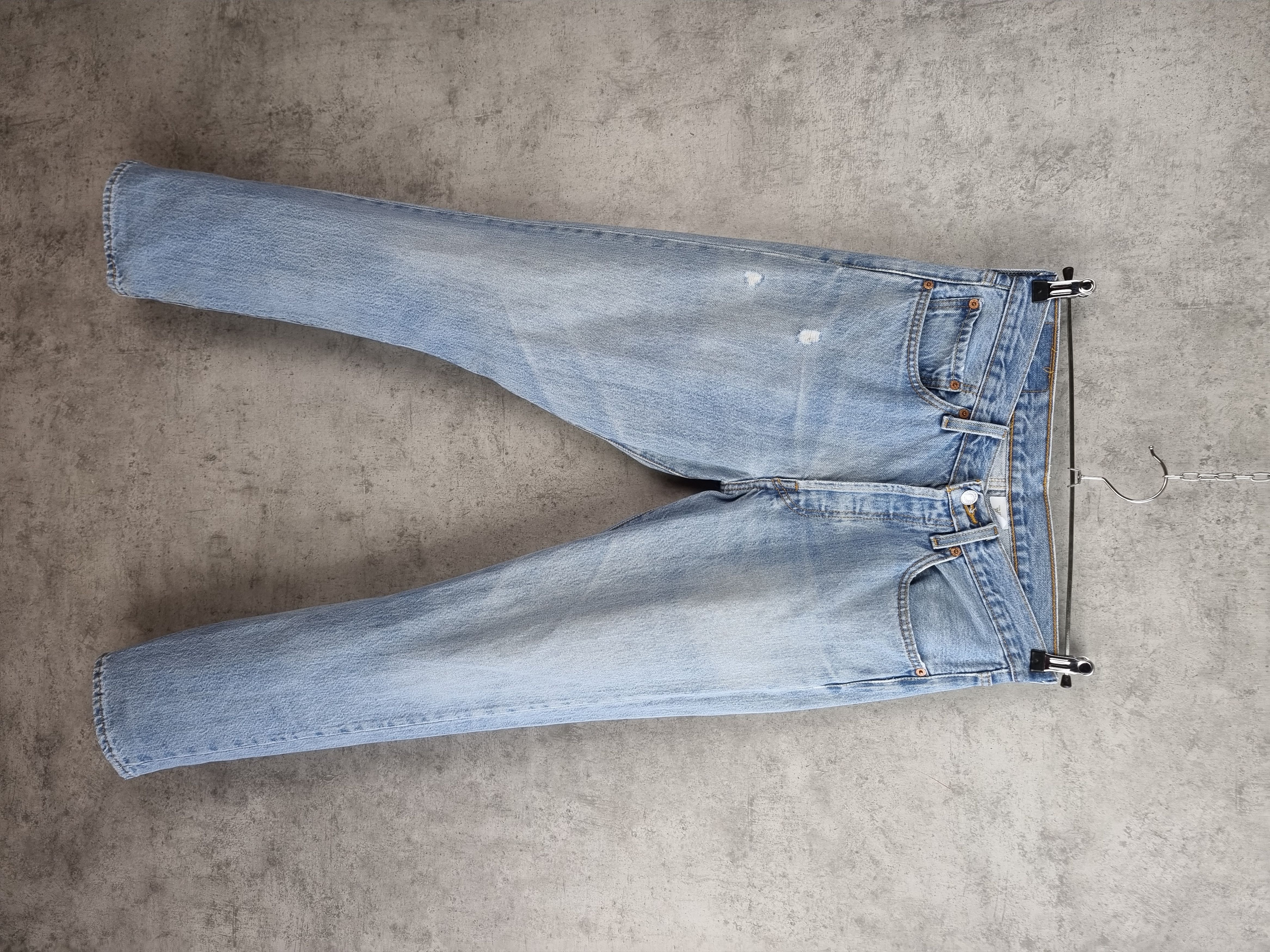 Levi's × Levi's Vintage Clothing × Vintage Levis 501 Distressed Ripped Blue Sky Denim Vintage Jeans Size US 31 - 5 Thumbnail