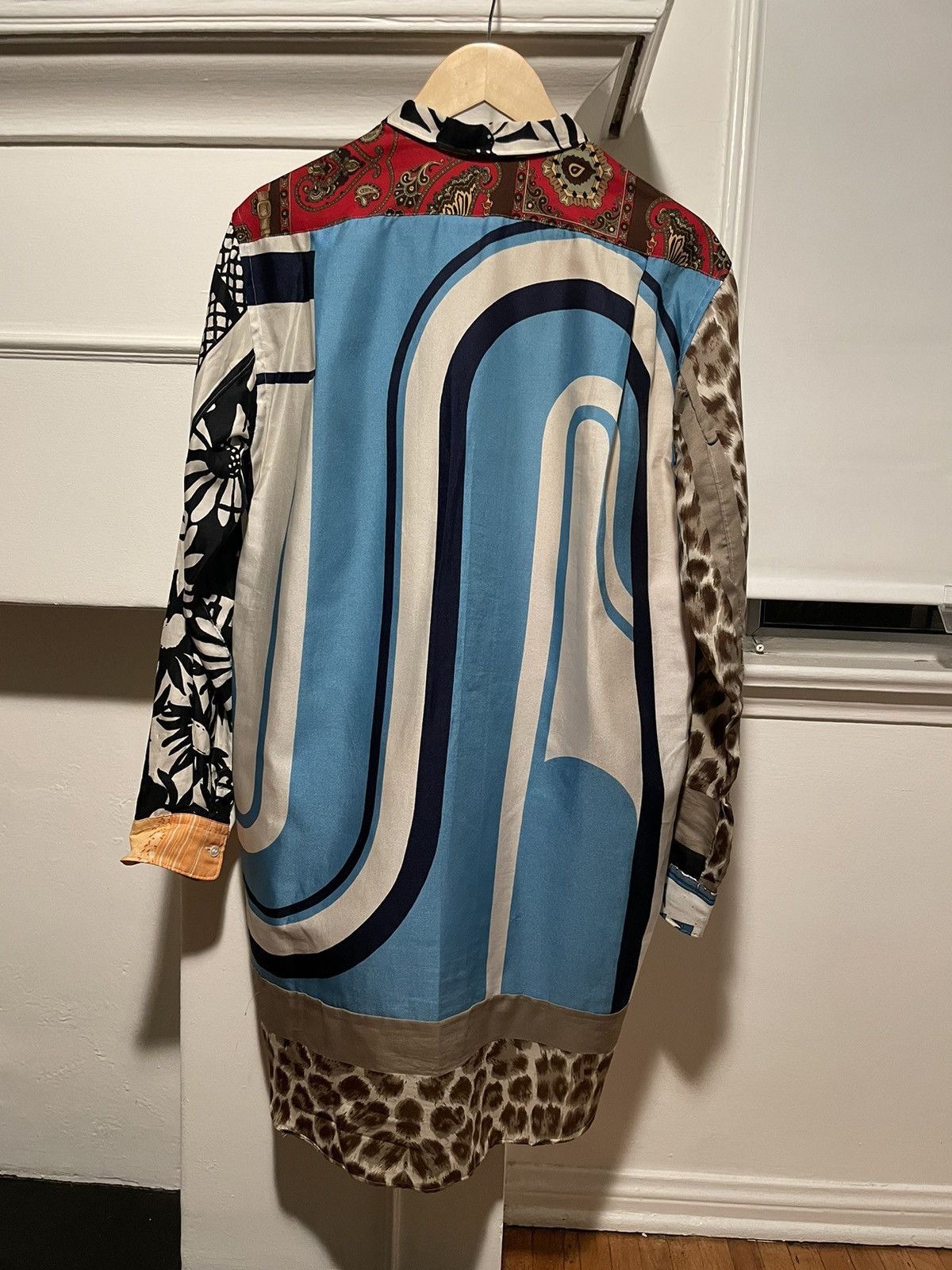 Comme des Garcons AW2011 “Decadence” Reconstructed Silk Shirt Size US M / EU 48-50 / 2 - 2 Thumbnail