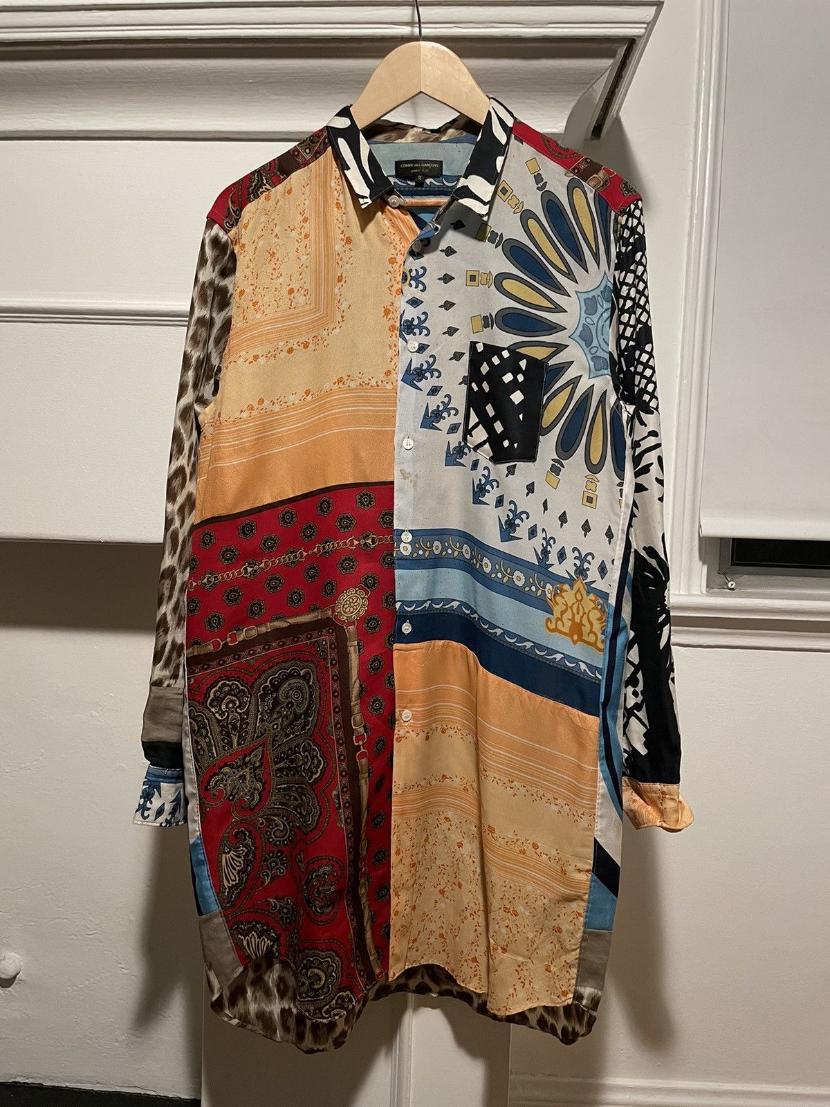 Comme des Garcons AW2011 “Decadence” Reconstructed Silk Shirt Size US M / EU 48-50 / 2 - 1 Thumbnail