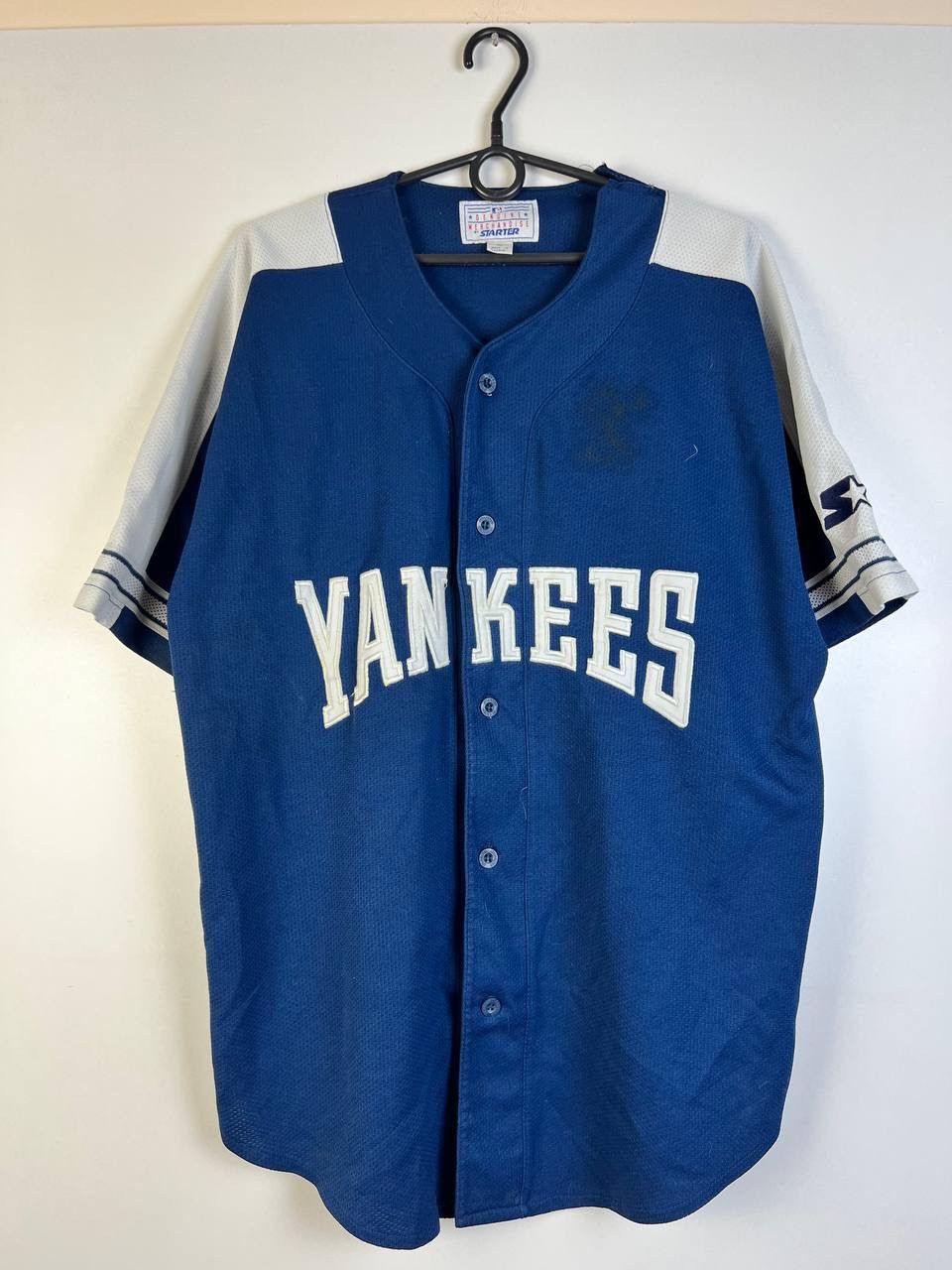 Vintage New York Yankees 90s vintage jersey shirt size L Size US L / EU 52-54 / 3 - 1 Thumbnail