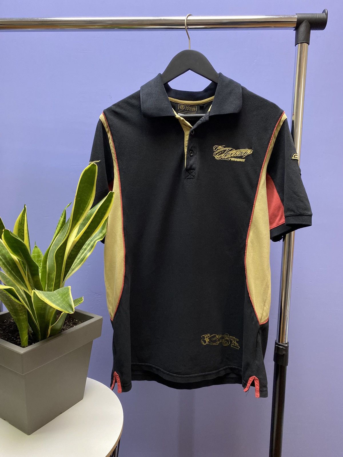 Formula 1 F1 Lotus Team Polo Shirt Official Shirt Kimi Raikkonen Size US L / EU 52-54 / 3 - 1 Thumbnail