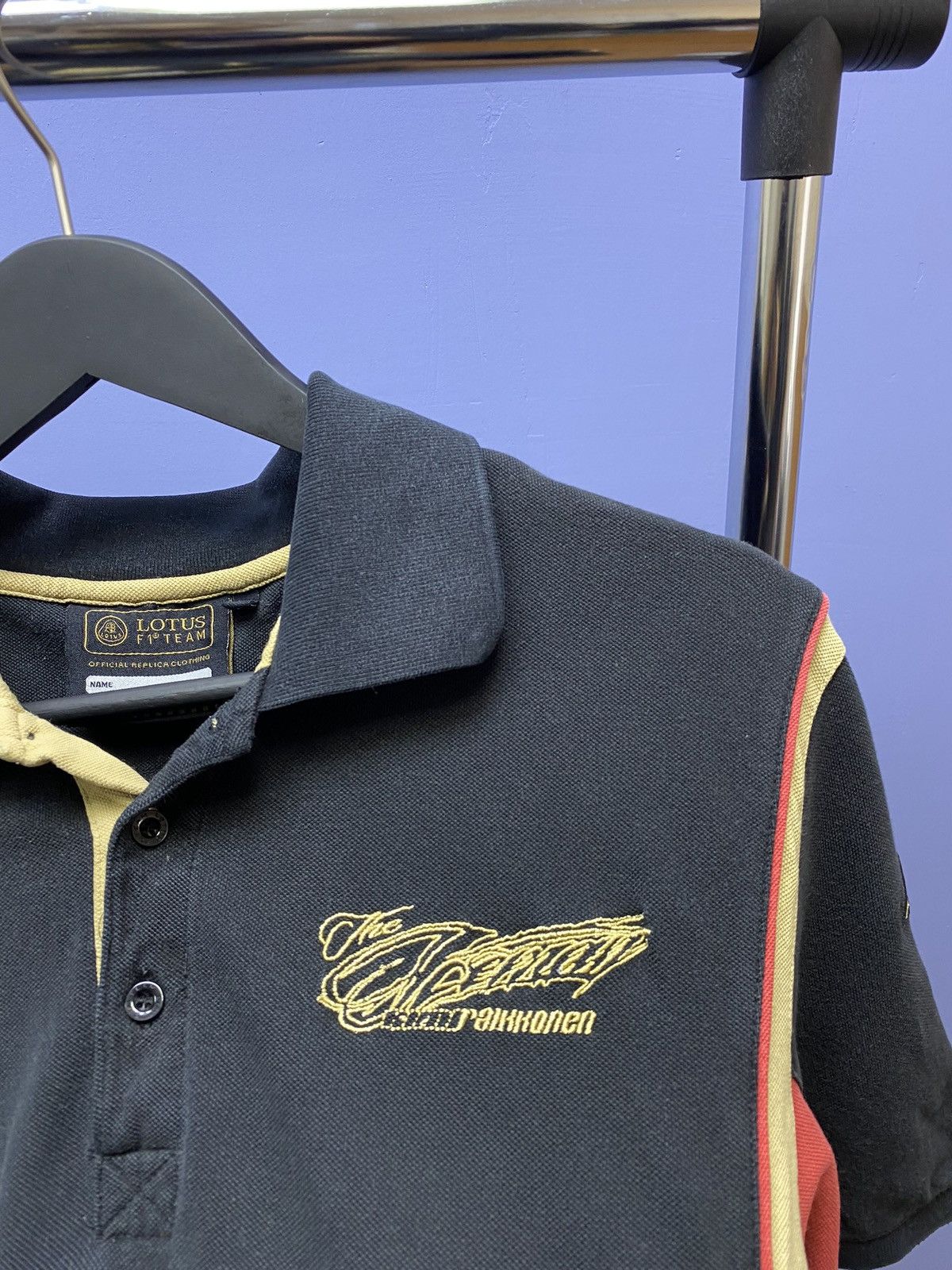 Formula 1 F1 Lotus Team Polo Shirt Official Shirt Kimi Raikkonen Size US L / EU 52-54 / 3 - 10 Thumbnail