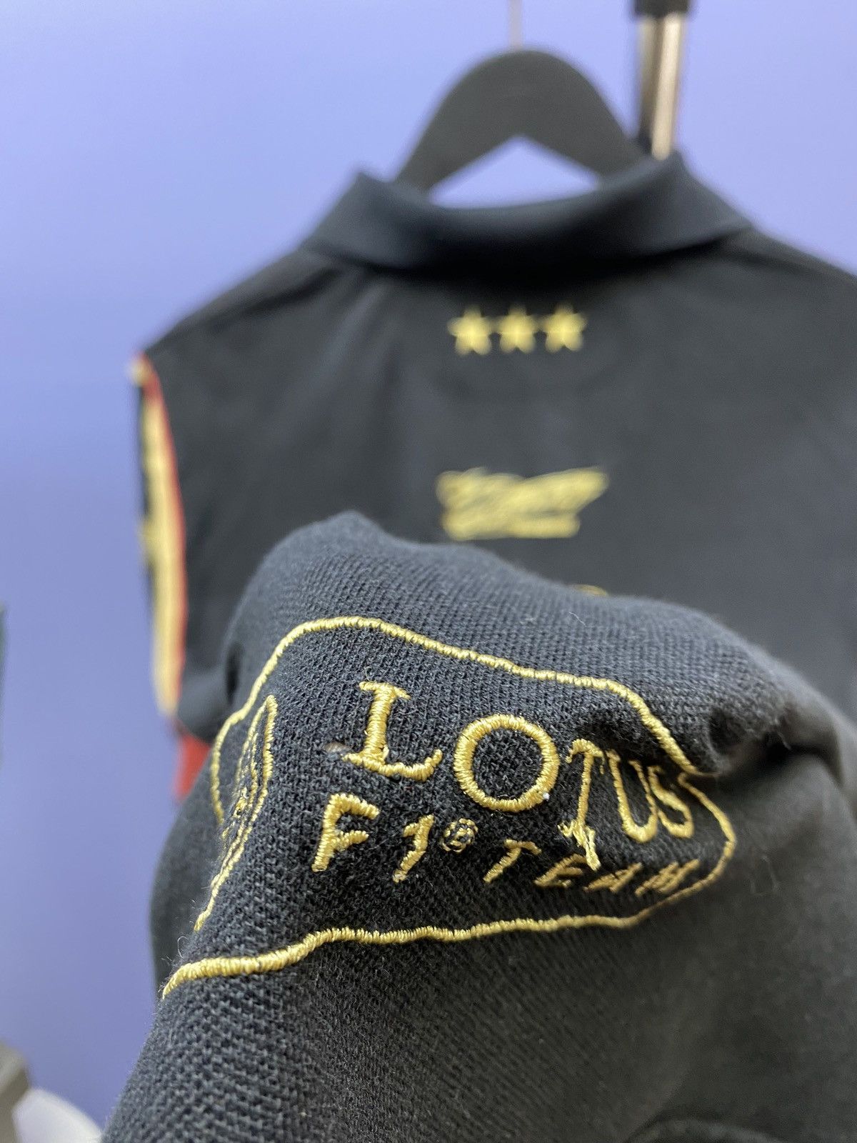 Formula 1 F1 Lotus Team Polo Shirt Official Shirt Kimi Raikkonen Size US L / EU 52-54 / 3 - 24 Thumbnail
