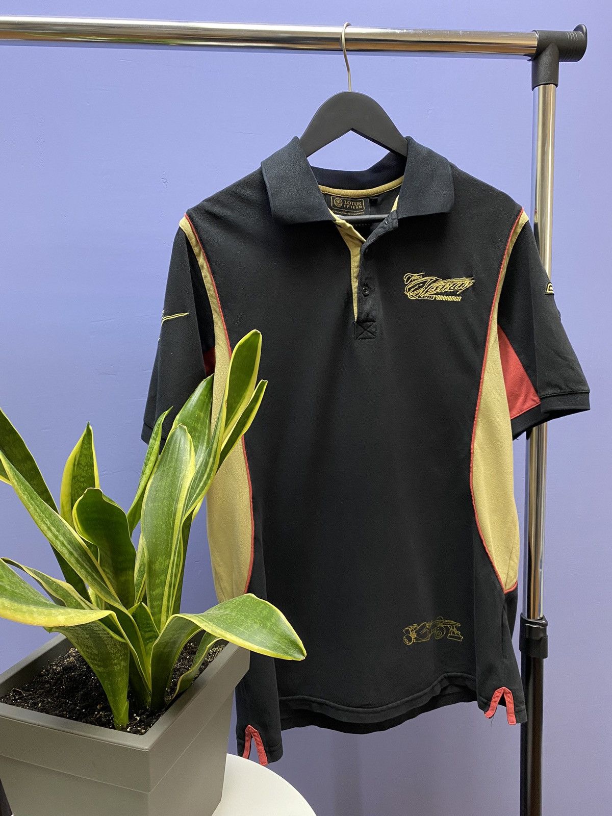 Formula 1 F1 Lotus Team Polo Shirt Official Shirt Kimi Raikkonen Size US L / EU 52-54 / 3 - 3 Thumbnail