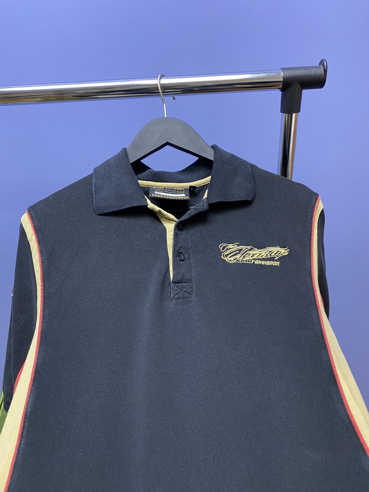 Formula 1 F1 Lotus Team Polo Shirt Official Shirt Kimi Raikkonen Size US L / EU 52-54 / 3 - 17 Thumbnail