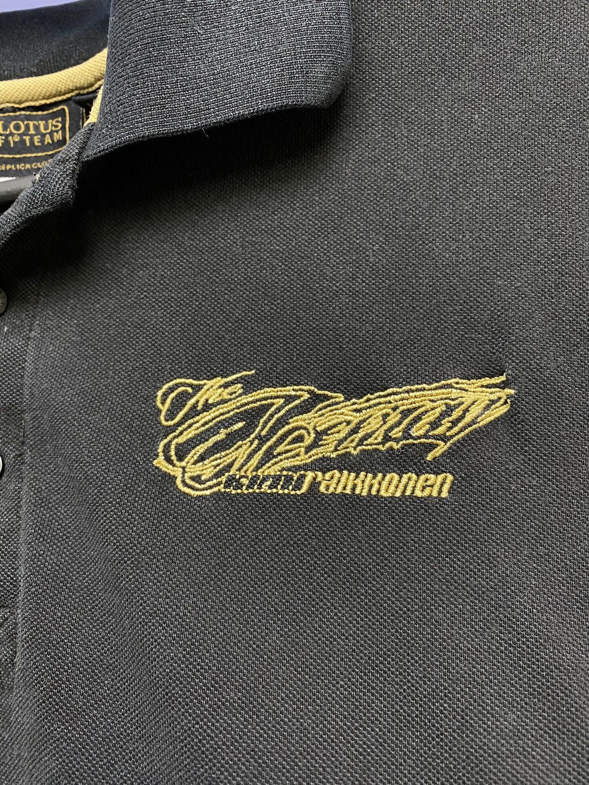 Formula 1 F1 Lotus Team Polo Shirt Official Shirt Kimi Raikkonen Size US L / EU 52-54 / 3 - 11 Thumbnail