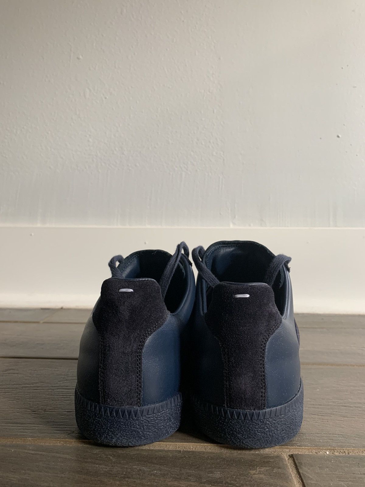 Maison Margiela Margiela Replica Low Blue Suede (With Box + Dust Bags) Size US 10.5 / EU 43-44 - 5 Thumbnail