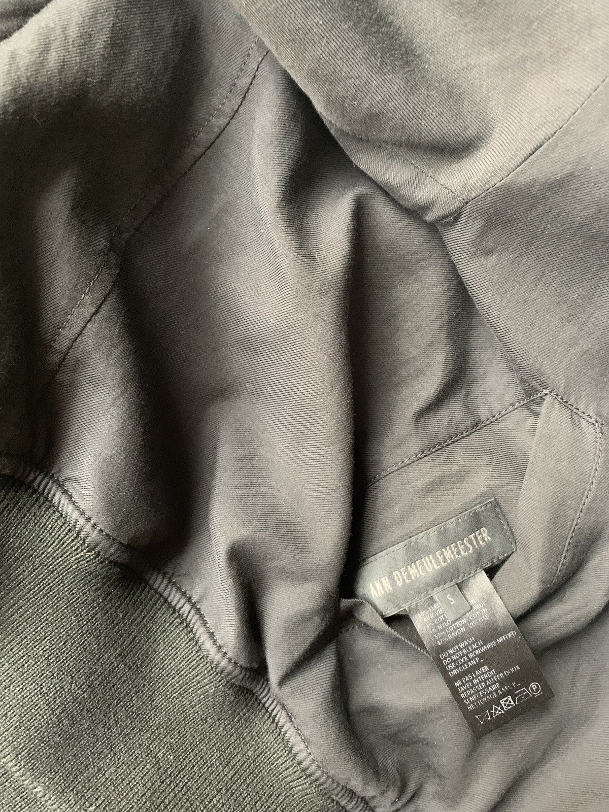 Ann Demeulemeester Reversible Wool Bomber Jacket Size US S / EU 44-46 / 1 - 8 Thumbnail