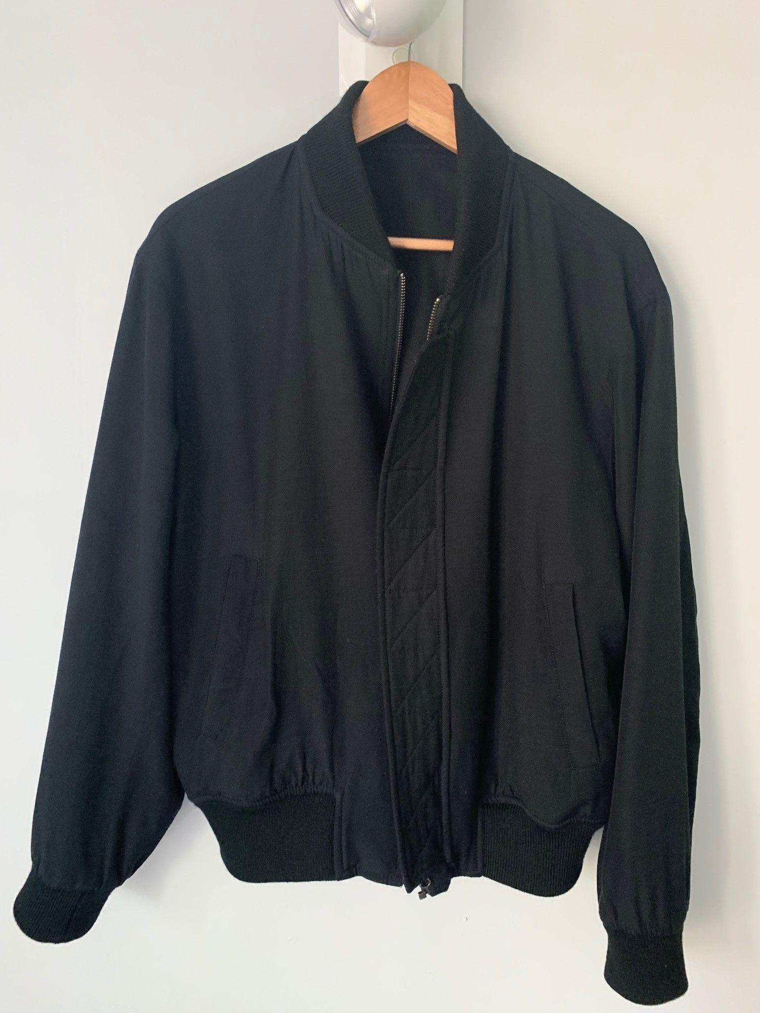 Ann Demeulemeester Reversible Wool Bomber Jacket Size US S / EU 44-46 / 1 - 1 Thumbnail