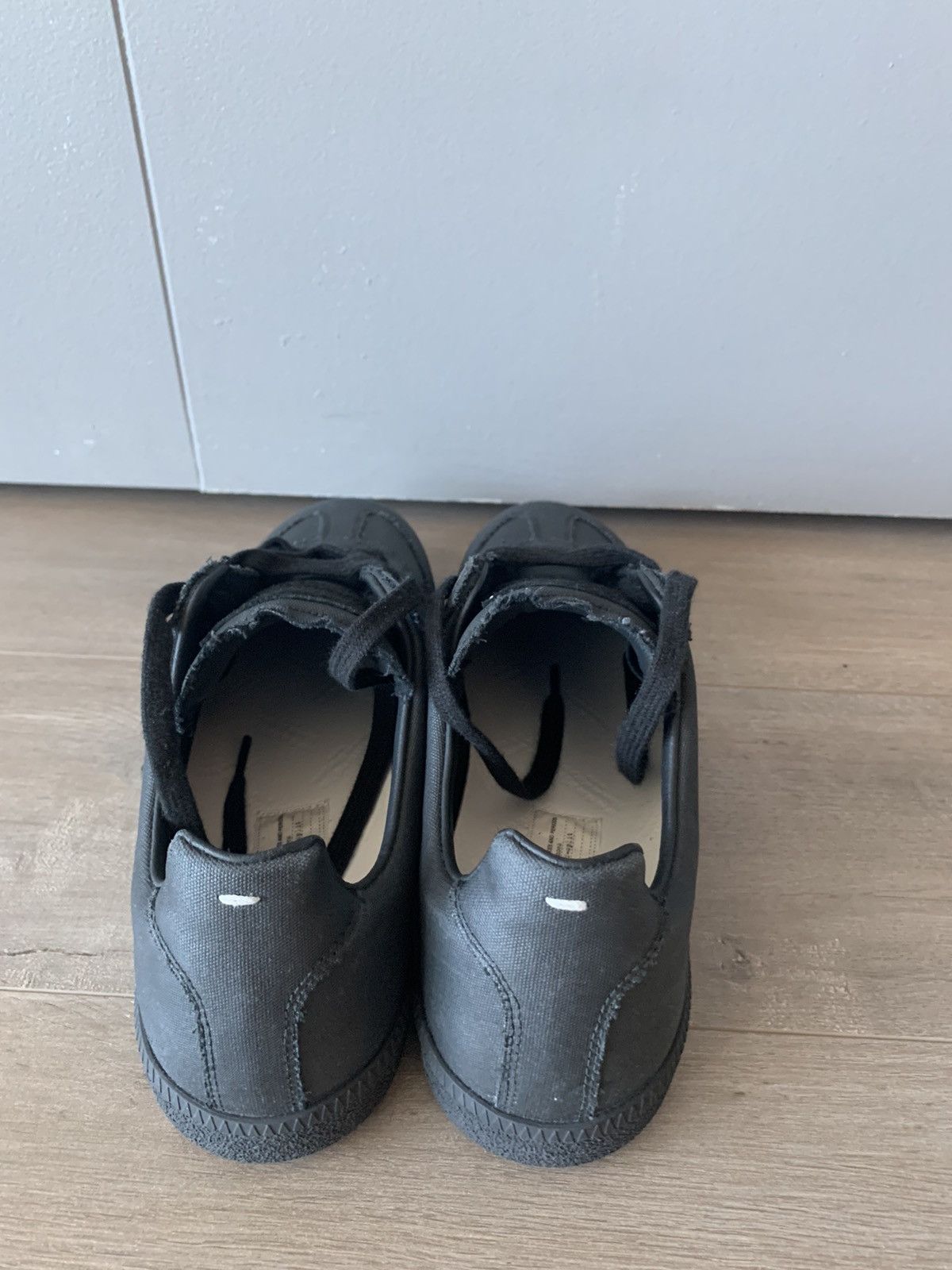 Maison Margiela Margiela Replica Black Canvas (With Box + Dust Bags) Size US 10.5 / EU 43-44 - 9 Thumbnail
