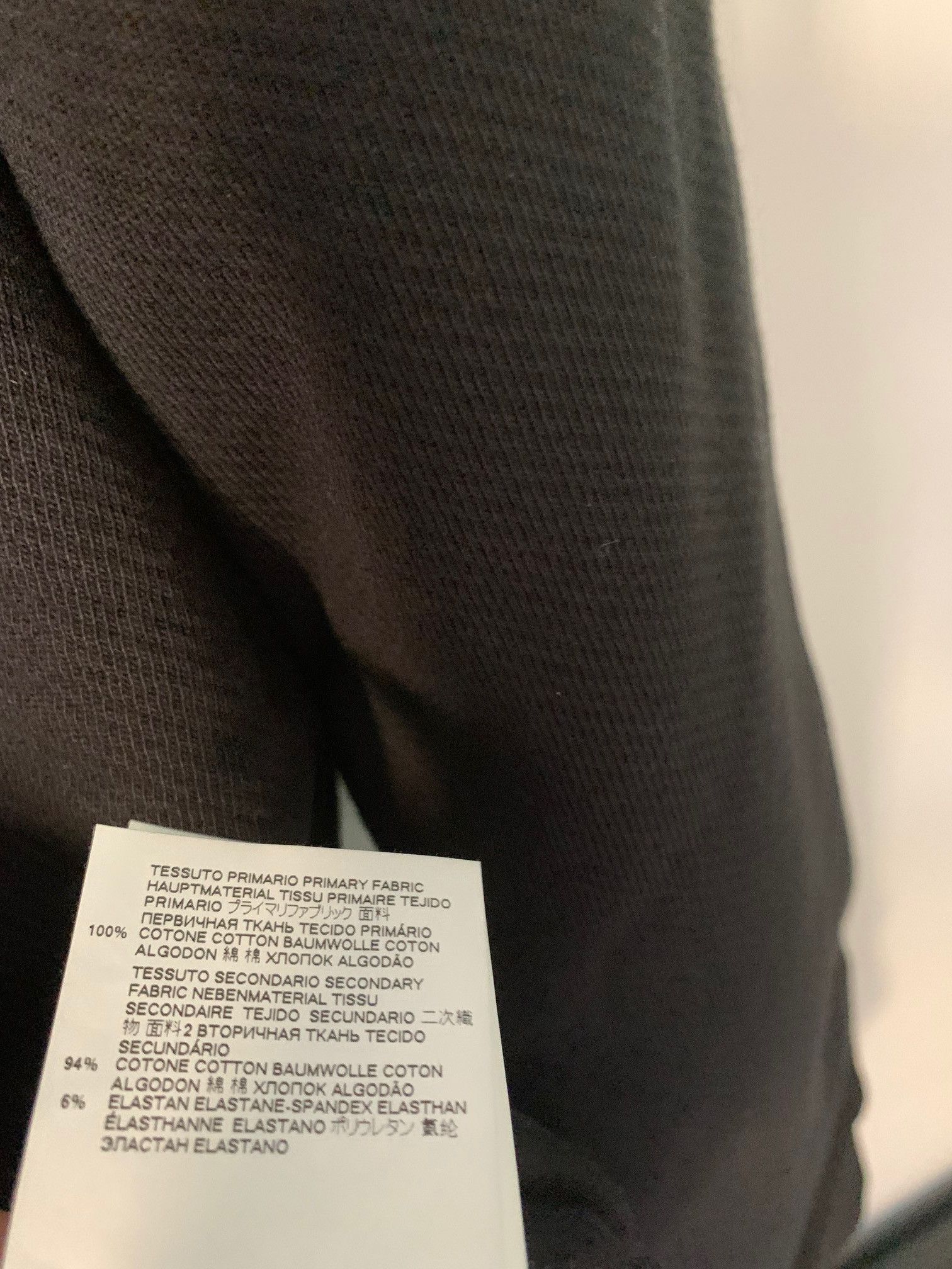 Maison Margiela Maison Margiela Black Distorted Logo Sweatshirt Size US M / EU 48-50 / 2 - 7 Thumbnail