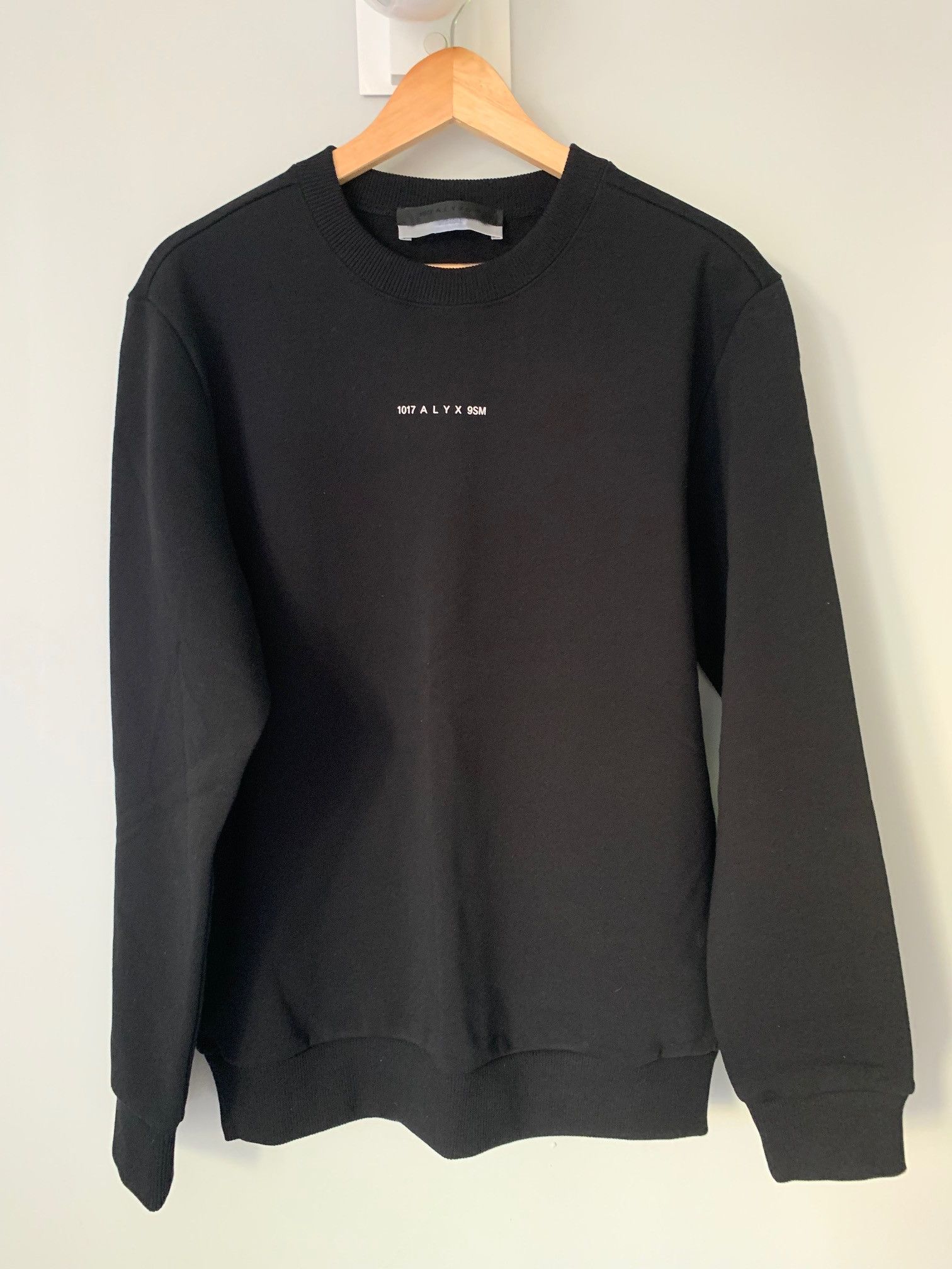 Alyx Black Crewneck Visual Sweatshirt