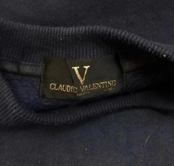 Gianni Valentino Vintage 90s Claudio Valentino Paris Sweatshirt Size US M / EU 48-50 / 2 - 3 Thumbnail