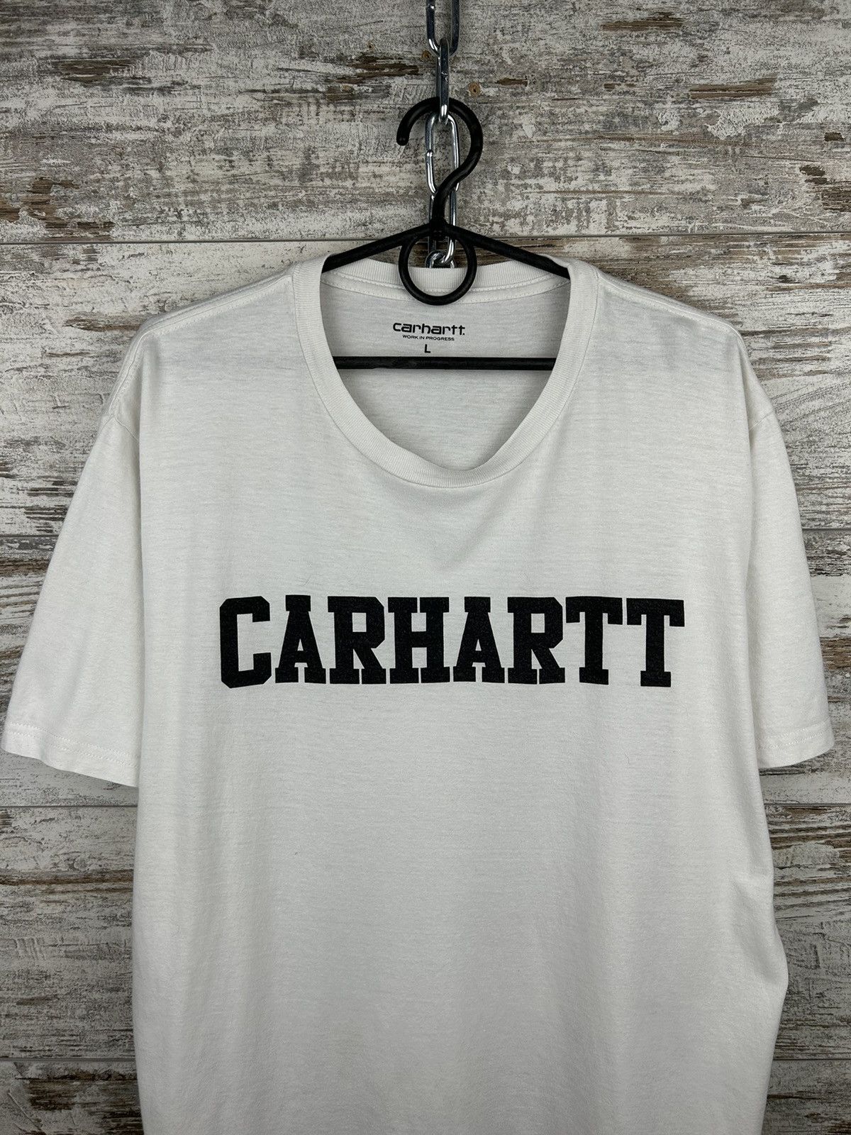 Carhartt Wip Mens Vintage Carhartt Wip T Shirt big logo streetwear y2k Size US L / EU 52-54 / 3 - 3 Thumbnail