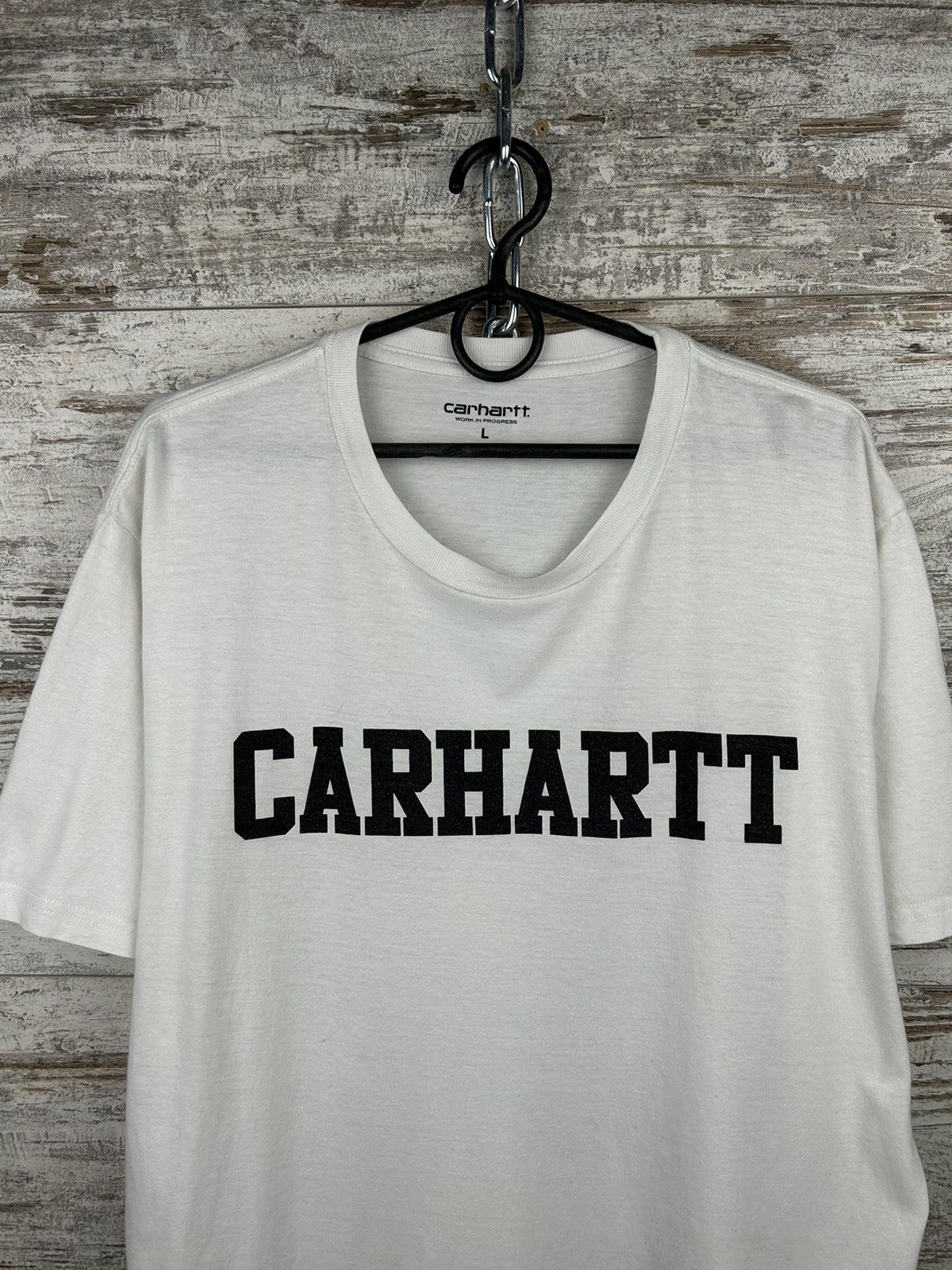 Carhartt Wip Mens Vintage Carhartt Wip T Shirt big logo streetwear y2k Size US L / EU 52-54 / 3 - 2 Thumbnail
