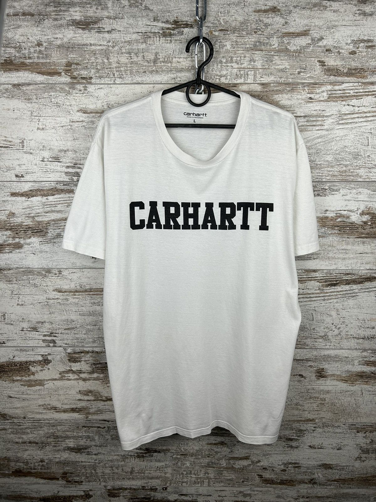 Carhartt Wip Mens Vintage Carhartt Wip T Shirt big logo streetwear y2k Size US L / EU 52-54 / 3 - 1 Thumbnail