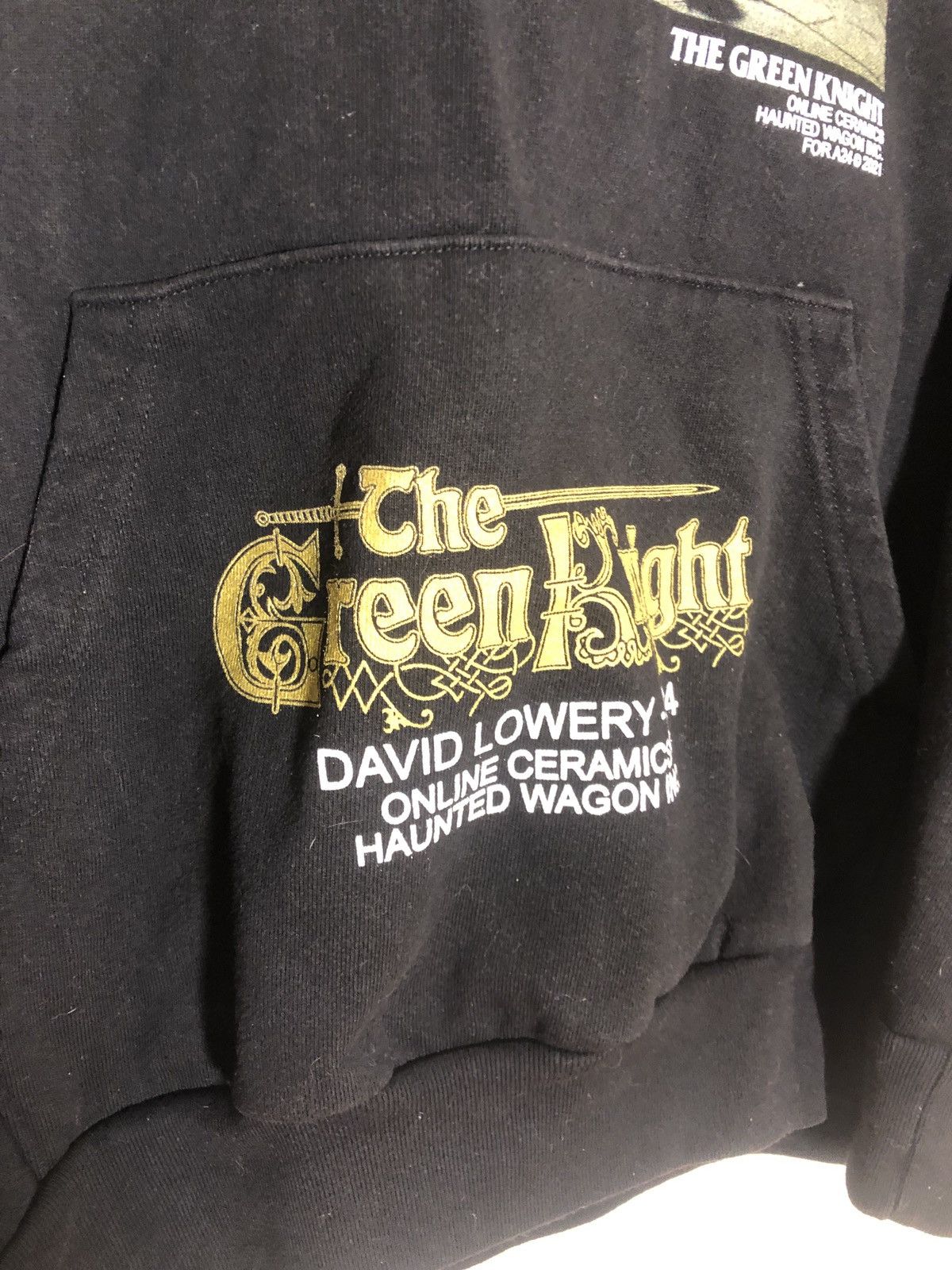Online Ceramics Online Ceramics The Green Knight Black Hoodie Large Size US L / EU 52-54 / 3 - 4 Thumbnail