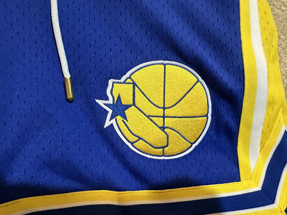 Just Don × Mitchell & Ness Just Don NBA Draft Golden State Warriors Shorts FINAL DROP Size US 30 / EU 46 - 5 Thumbnail