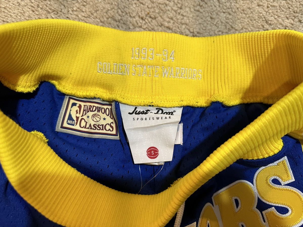 Just Don × Mitchell & Ness Just Don NBA Draft Golden State Warriors Shorts FINAL DROP Size US 30 / EU 46 - 7 Thumbnail