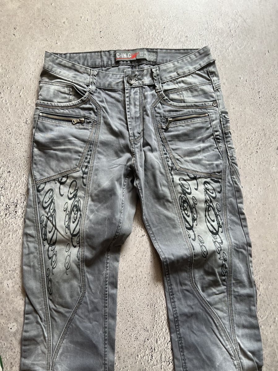 Japanese Brand Vintage Y2K CHRISTIAN AUDIGIER STYLE DISTRESSED pants jeans Size US 34 / EU 50 - 3 Thumbnail