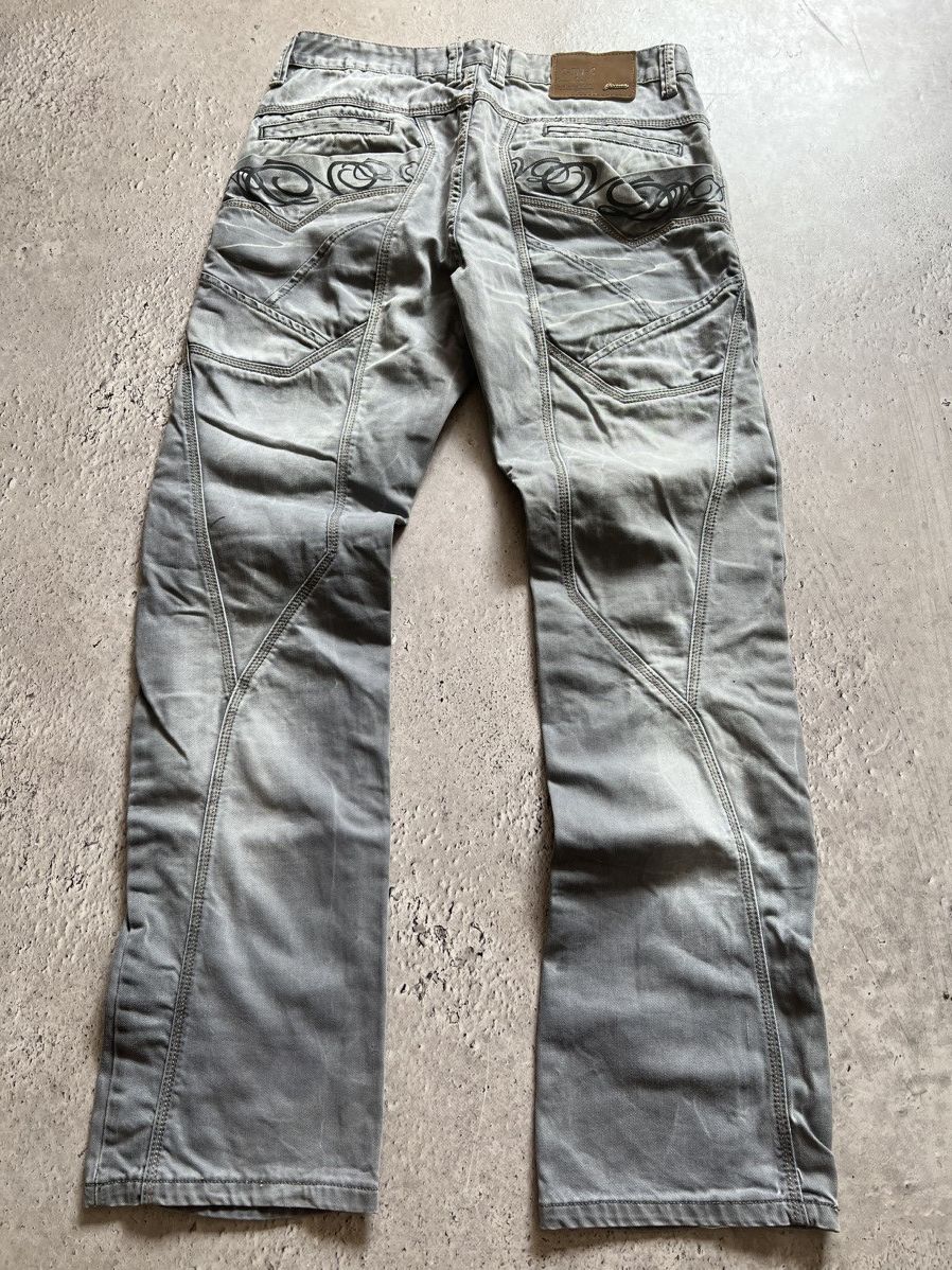 Japanese Brand Vintage Y2K CHRISTIAN AUDIGIER STYLE DISTRESSED pants jeans Size US 34 / EU 50 - 9 Thumbnail