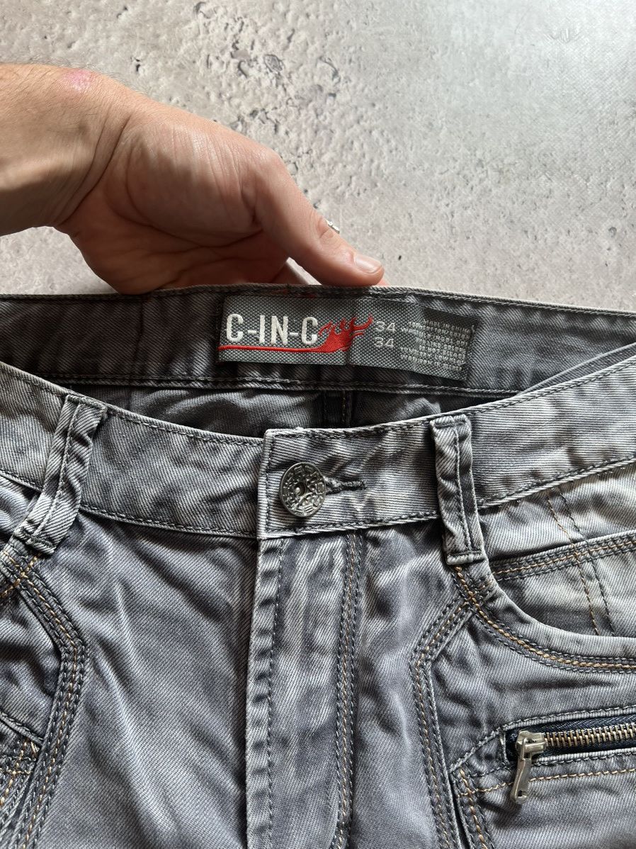 Japanese Brand Vintage Y2K CHRISTIAN AUDIGIER STYLE DISTRESSED pants jeans Size US 34 / EU 50 - 5 Thumbnail
