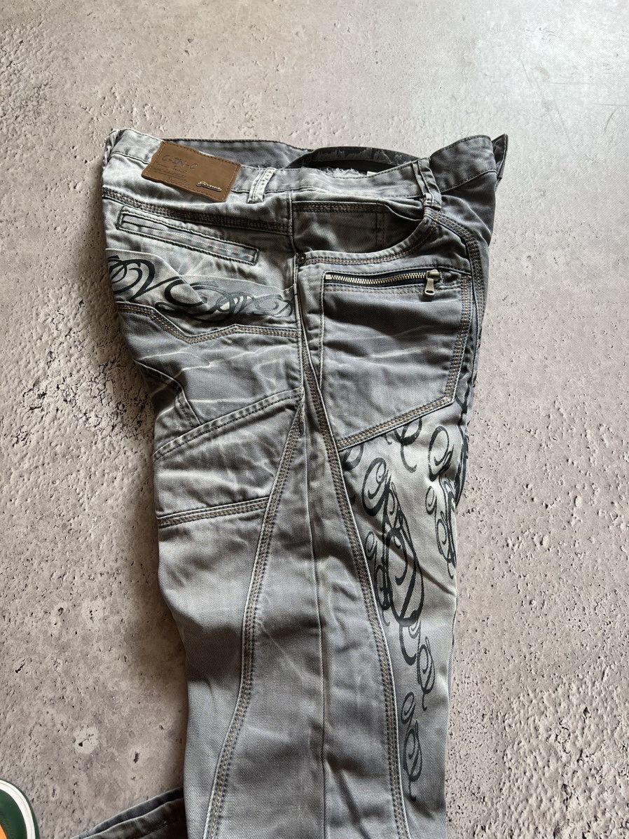 Japanese Brand Vintage Y2K CHRISTIAN AUDIGIER STYLE DISTRESSED pants jeans Size US 34 / EU 50 - 6 Thumbnail