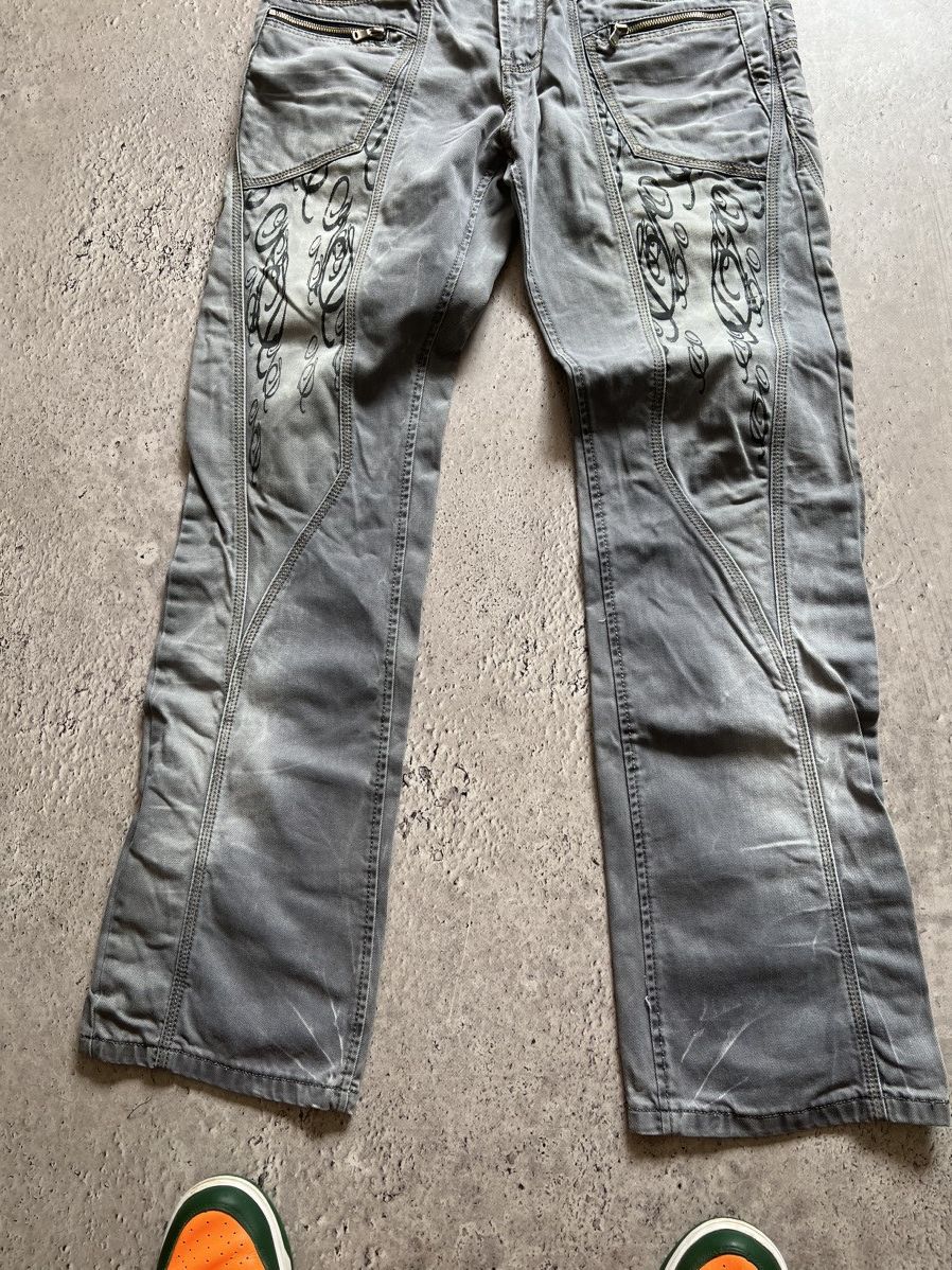 Japanese Brand Vintage Y2K CHRISTIAN AUDIGIER STYLE DISTRESSED pants jeans Size US 34 / EU 50 - 2 Thumbnail