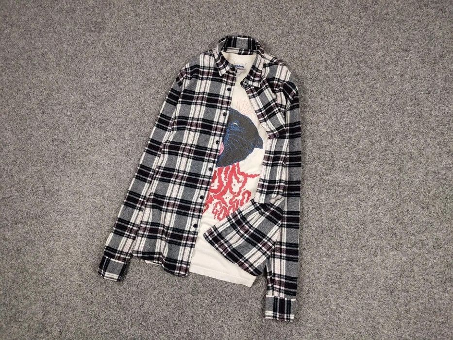 Flannel Vintage Flannel Shirt Travis Scott Style Streetwear Hype Size US M / EU 48-50 / 2 - 3 Thumbnail