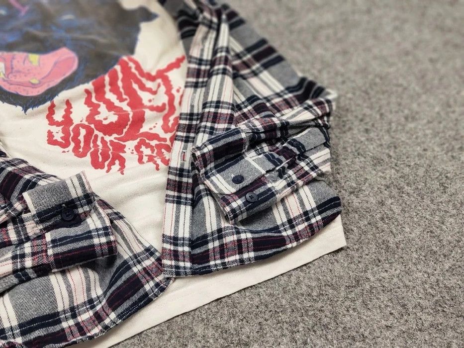 Flannel Vintage Flannel Shirt Travis Scott Style Streetwear Hype Size US M / EU 48-50 / 2 - 7 Thumbnail