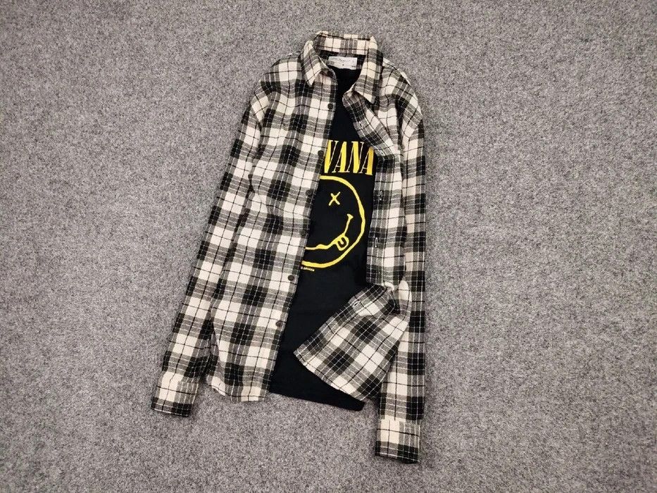 Flannel Vintage Flannel Shirt Travis Scott Style Size US S / EU 44-46 / 1 - 3 Thumbnail