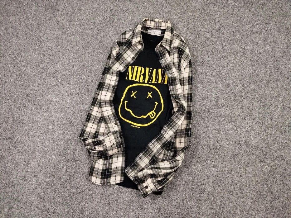Flannel Vintage Flannel Shirt Travis Scott Style Size US S / EU 44-46 / 1 - 4 Thumbnail