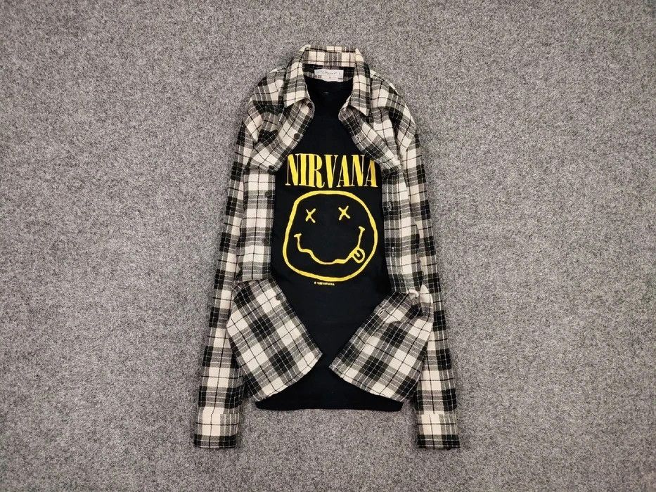 Flannel Vintage Flannel Shirt Travis Scott Style Size US S / EU 44-46 / 1 - 1 Thumbnail
