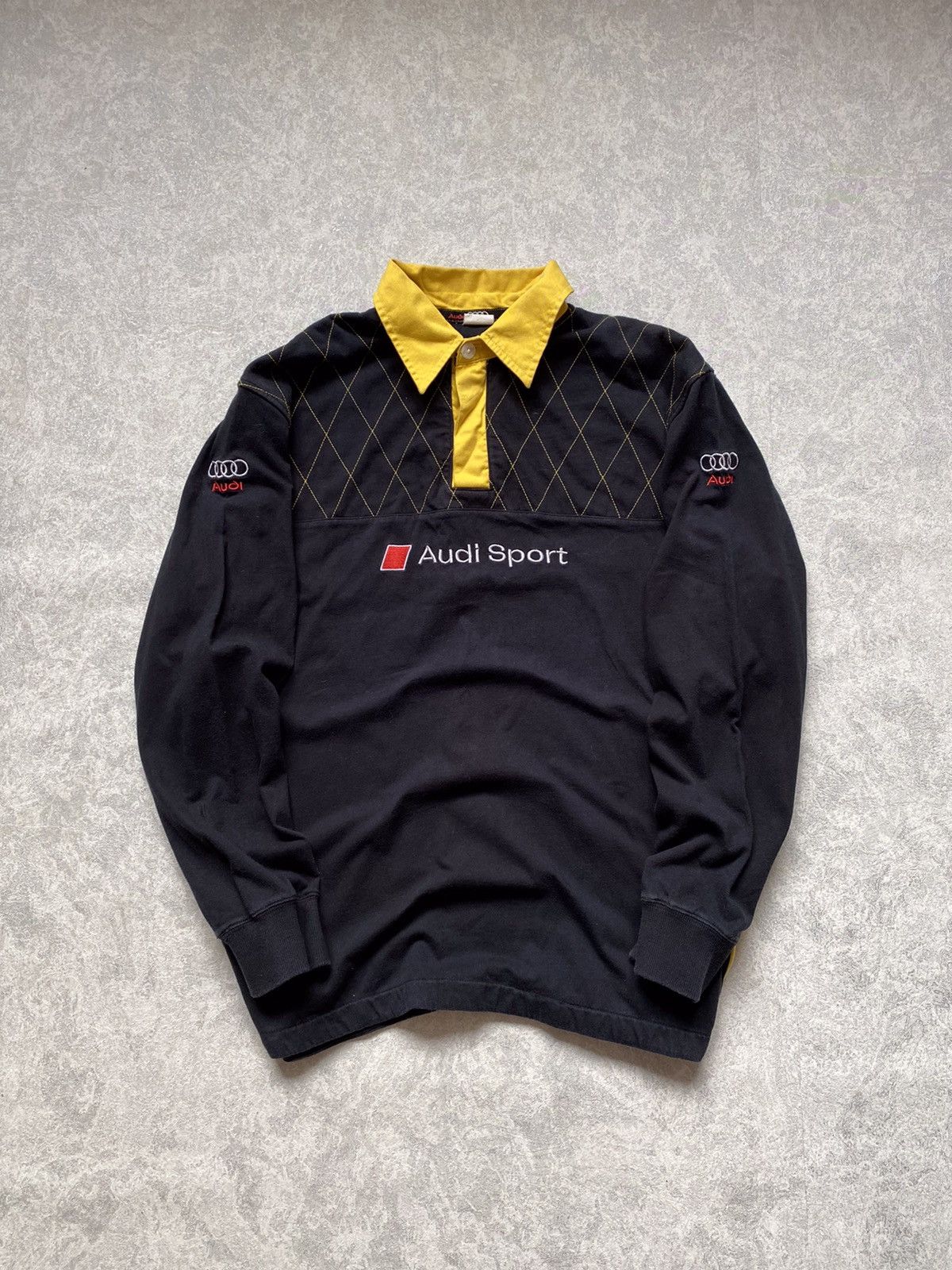 Audi Vintage Audi Long Sleeve Sweatshirt Size US L / EU 52-54 / 3 - 1 Thumbnail