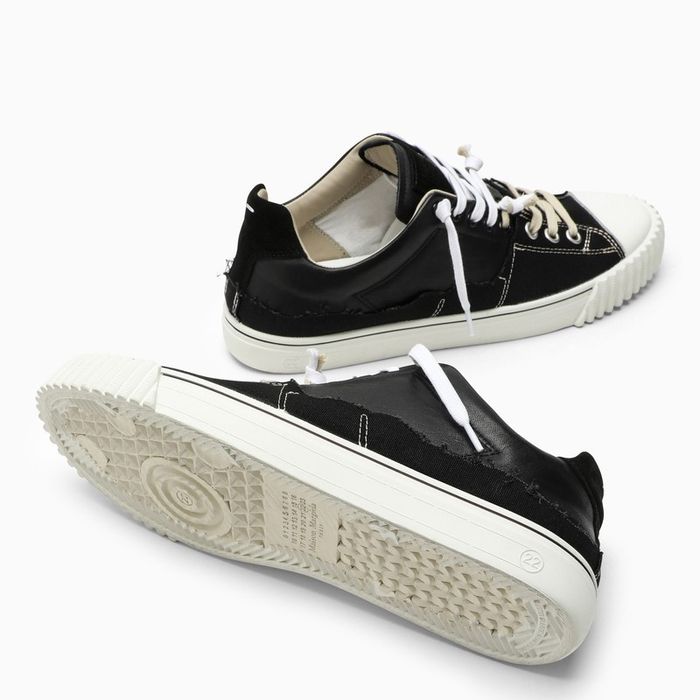 Maison Margiela Maison Margiela Black New Evolution Sneakers | Grailed