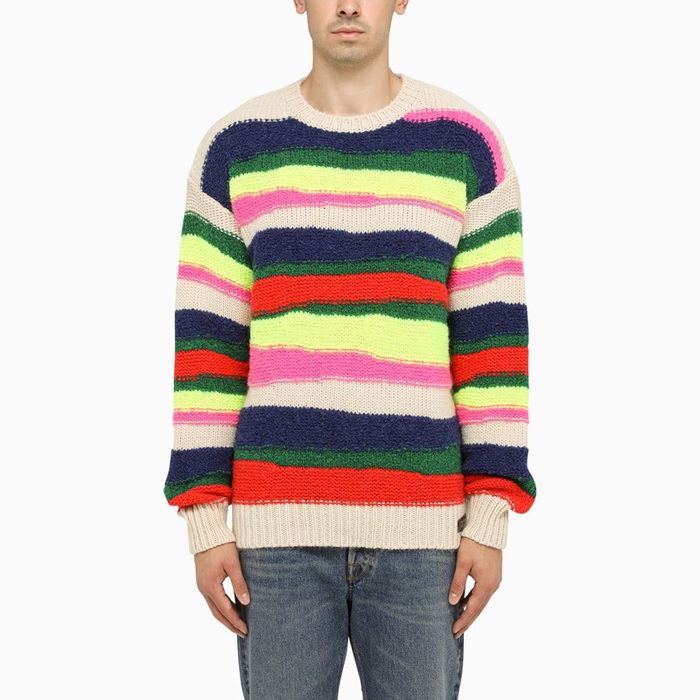 Dsquared2 Dsquared2 Multicoloured Striped Crew-Neck Jumper | Grailed