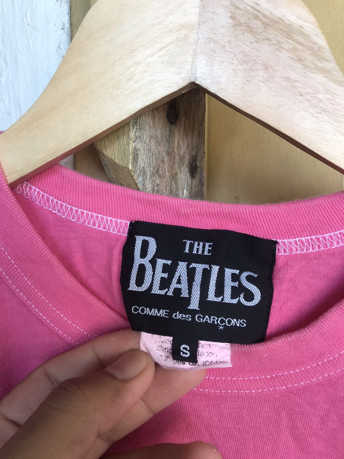 Rare❗️Comme des Garcons x The Beatles Band T-Shirt Women