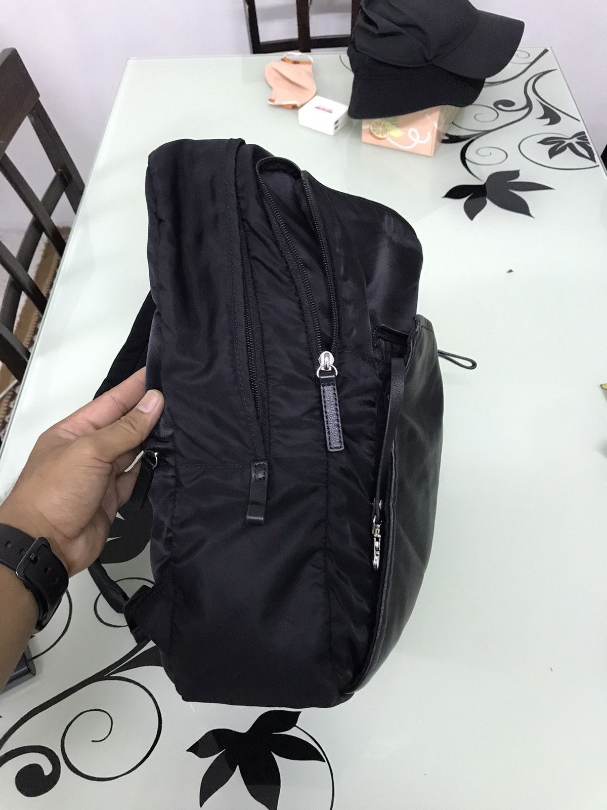 Yohji Yamamoto ♠️Vintage Yohji Yamamoto Y'saccs Laptop Bag Pack Size ONE SIZE - 11 Thumbnail