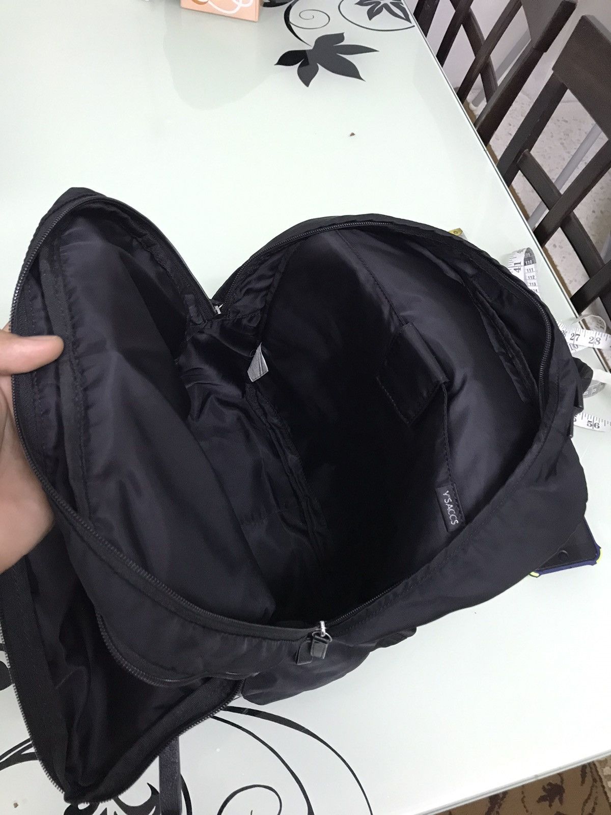 Yohji Yamamoto ♠️Vintage Yohji Yamamoto Y'saccs Laptop Bag Pack Size ONE SIZE - 13 Thumbnail
