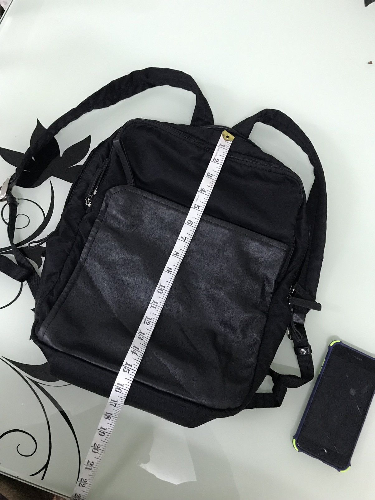 Yohji Yamamoto ♠️Vintage Yohji Yamamoto Y'saccs Laptop Bag Pack Size ONE SIZE - 20 Thumbnail
