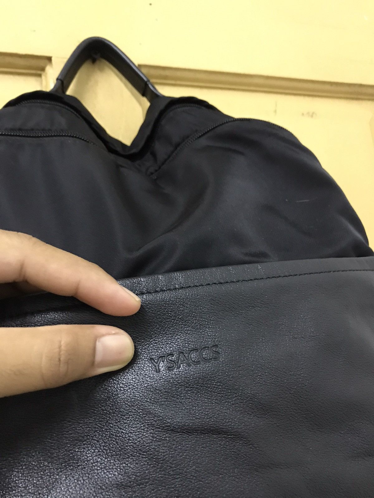 Yohji Yamamoto ♠️Vintage Yohji Yamamoto Y'saccs Laptop Bag Pack Size ONE SIZE - 3 Thumbnail