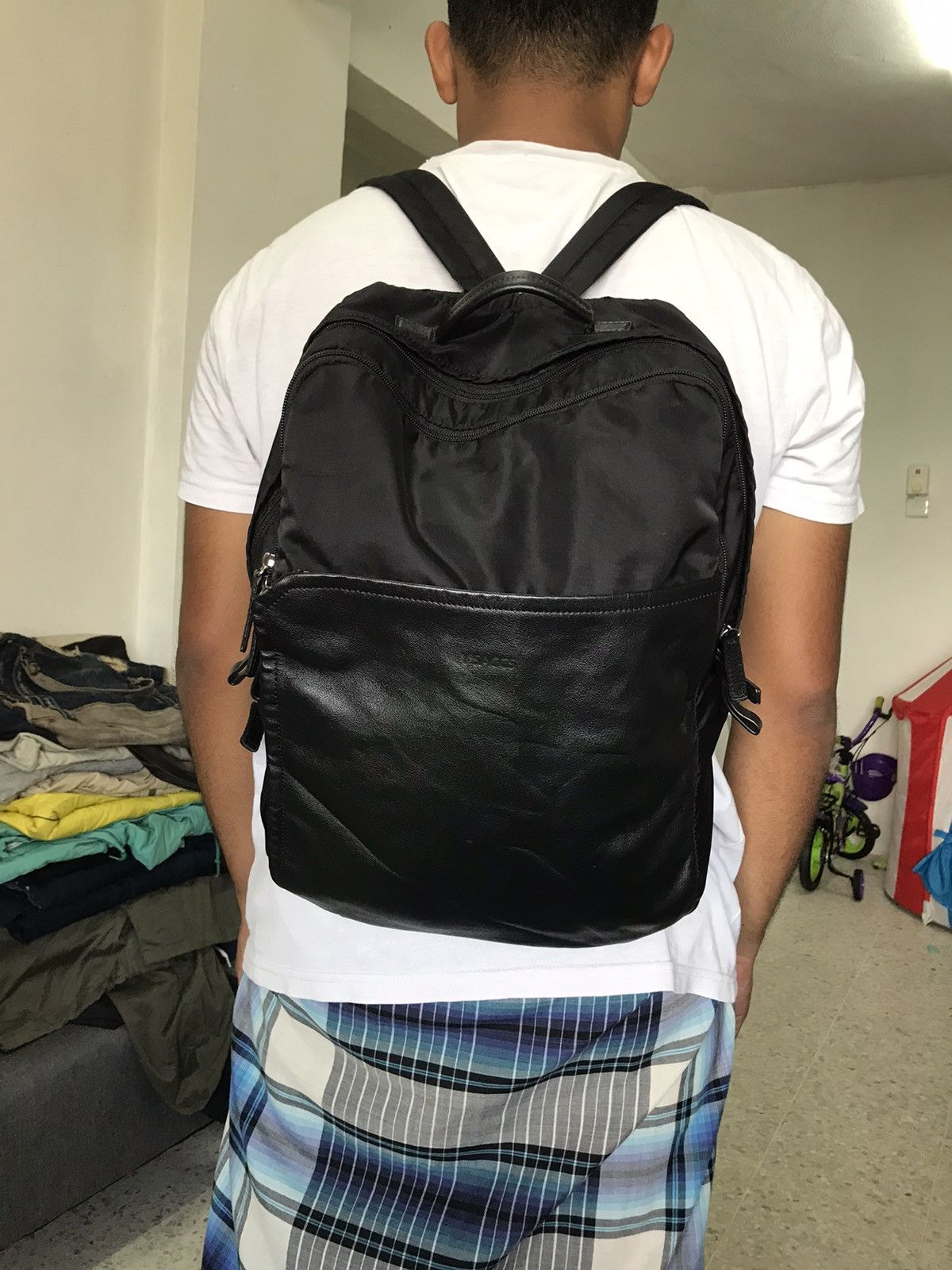 Yohji Yamamoto ♠️Vintage Yohji Yamamoto Y'saccs Laptop Bag Pack Size ONE SIZE - 21 Thumbnail