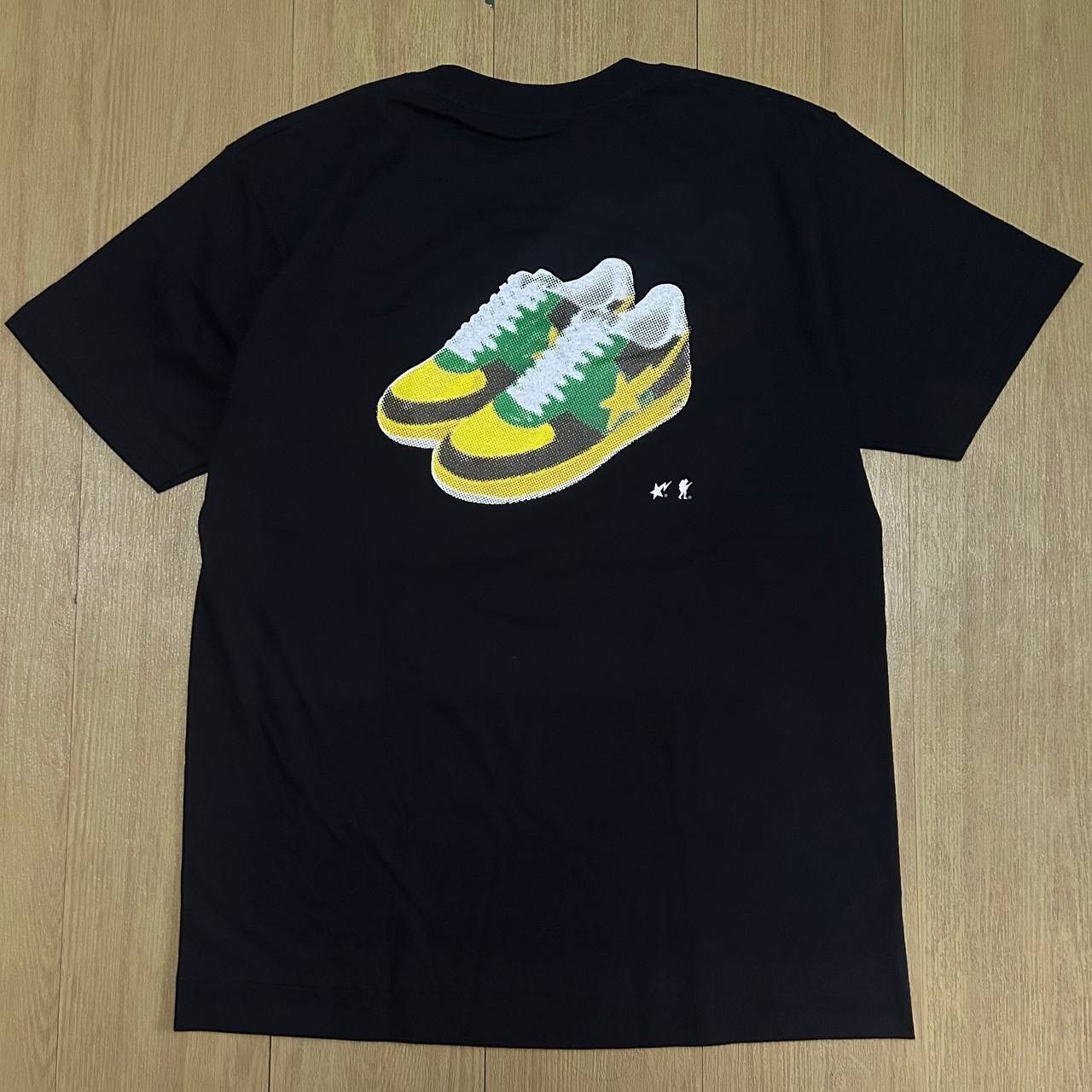 image of Bapesta Jamaica Tee in Black, Men's (Size Medium)
